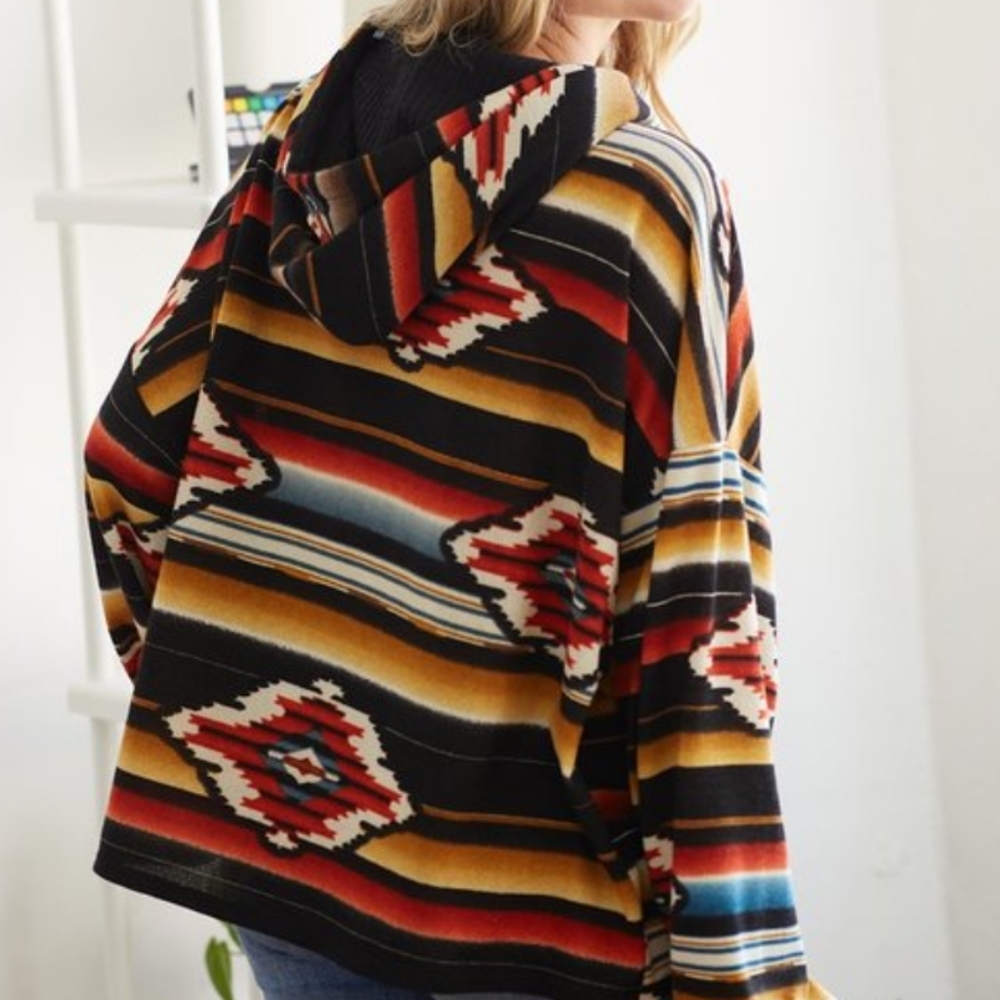 🆕🌿BOHO BOUTIQUE HOODIE SWEATER 🌿 - Picture 9 of 10